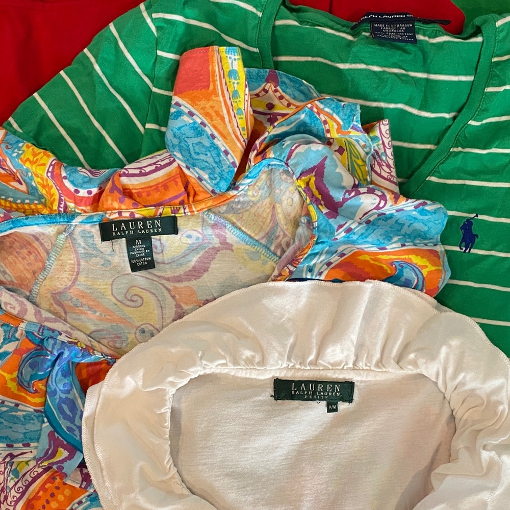 Lauren Ralph Lauren L–RL Active Ralph 
Lauren Sport shirts– all size M, you pick - Picture 5 of 16